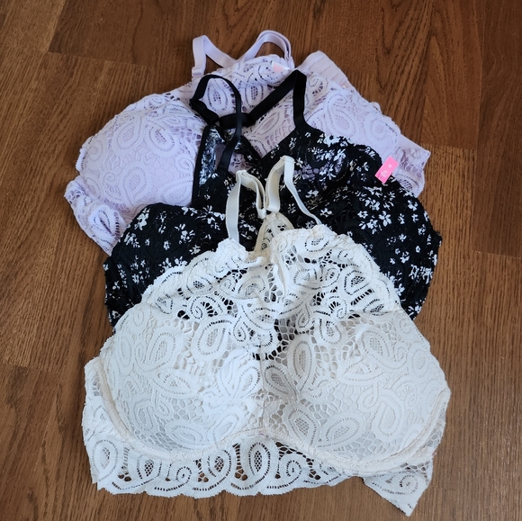 PINK Victoria's Secret Other - Lot of 3 New Victoria's Secret Pink Pushup Bralettes